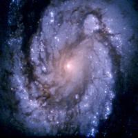 Спиральная галактика М100